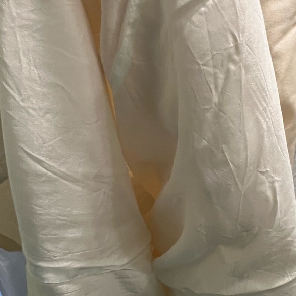 Women’s Angel Song Cream Colored Dress with Angelcore Pattern - Picture 4 of 4